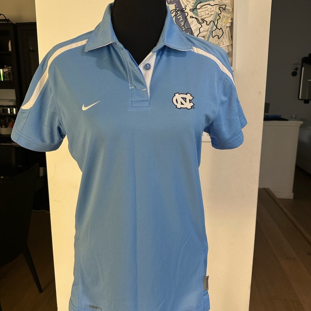 Nike Light Blue North Carolina- UNC Polo Women’s Golf Shirt
